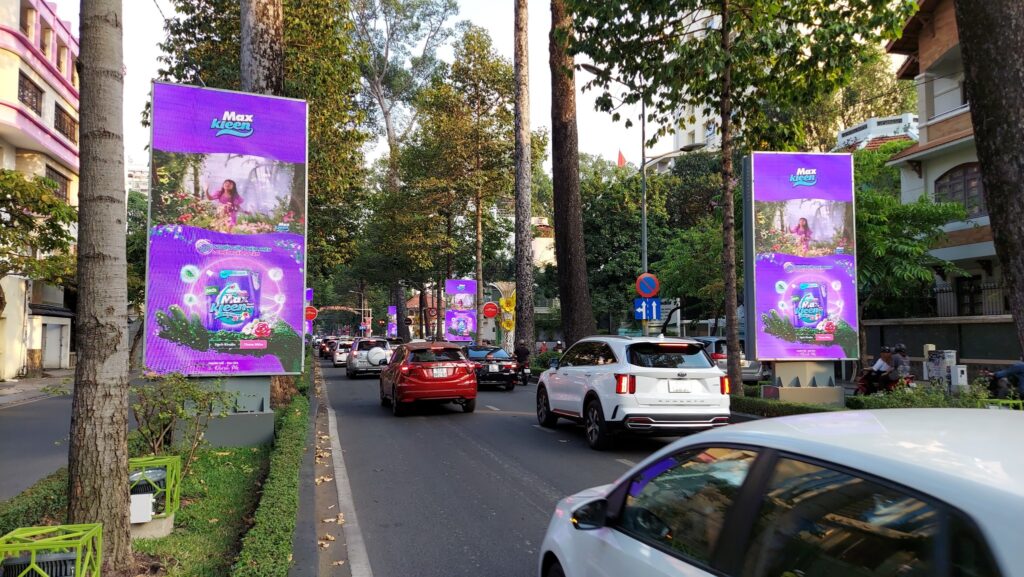 LED Nam Kỳ Khởi Nghĩa LED Quảng Cáo OOH Vietnam Hệ Thống LED Quảng Cáo OOH DOOH