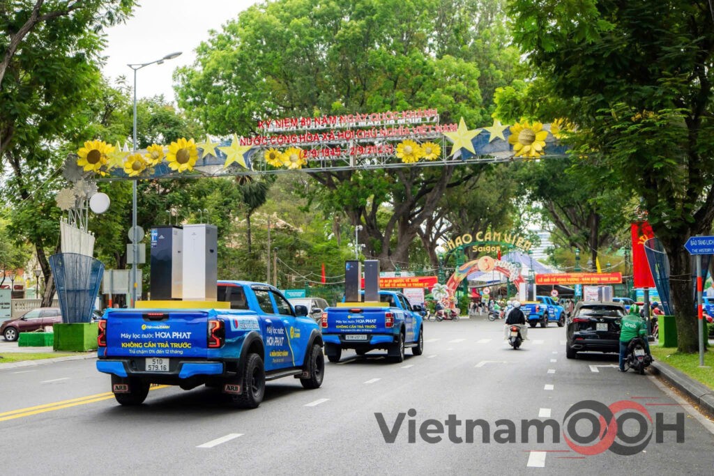 Quảng cáo OOH lưu động Hệ sinh thái quảng cáo OOH inventory Giải pháp truyền thông ngoài trời Định vị thương hiệu 
