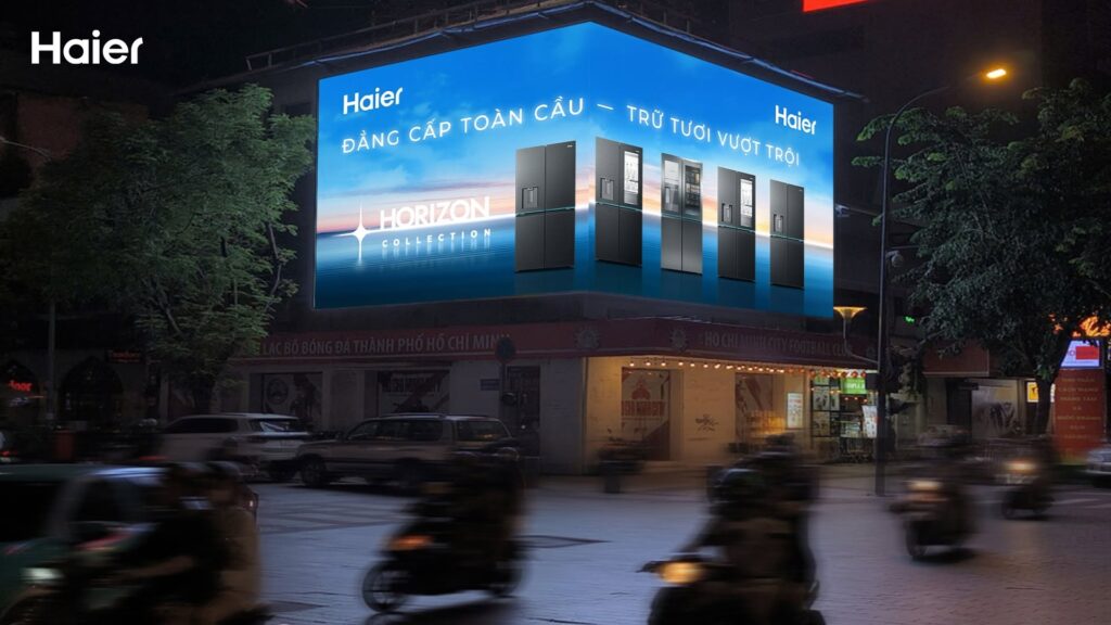 quảng cáo OOH Haier Horizon