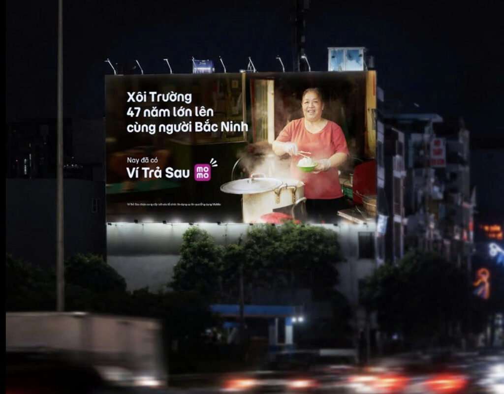 Chiến dịch quảng cáo OOH MoMo