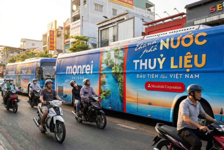Quảng cáo xe bus, Quảng cáo ngoài trời Vietnam, OOH Vietnam, Vietnam OOH